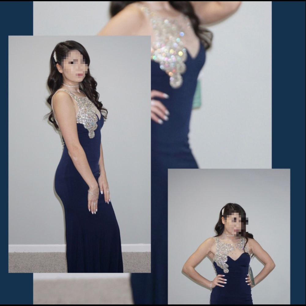 Navy Prom Dress